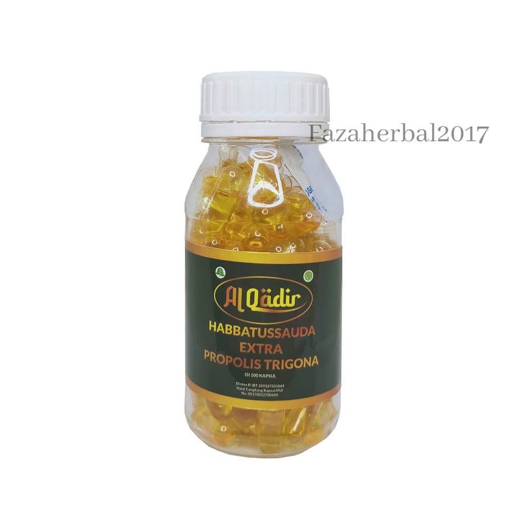 Habbatussauda Plus Propolis Trigona 100 Kapsul Al Qadir