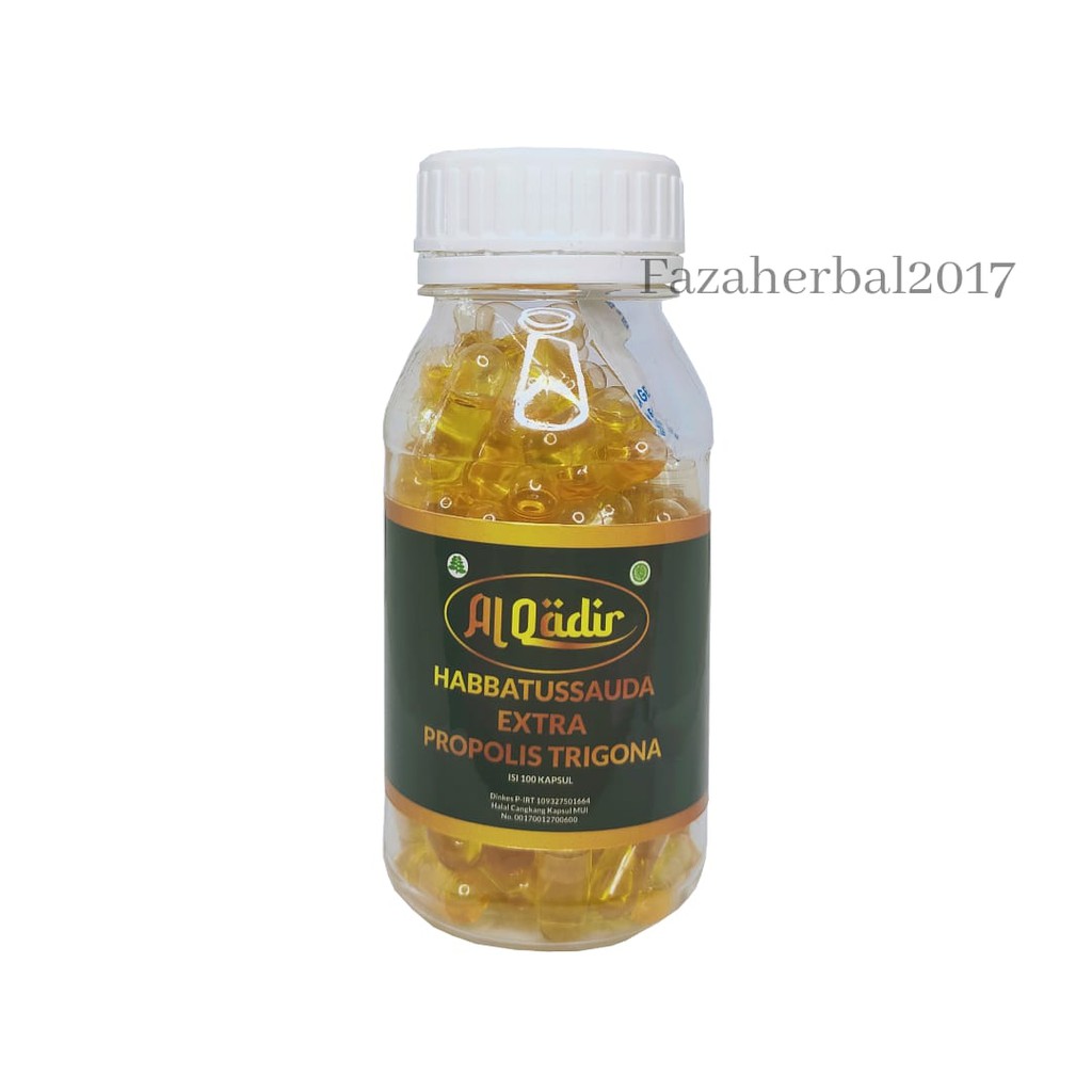 Habbatussauda Plus Propolis Trigona 100 Kapsul Al Qadir