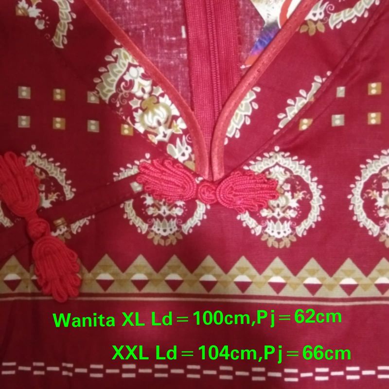 IMLEK SALE Cheongsam Batik Katun Couple Dewasa