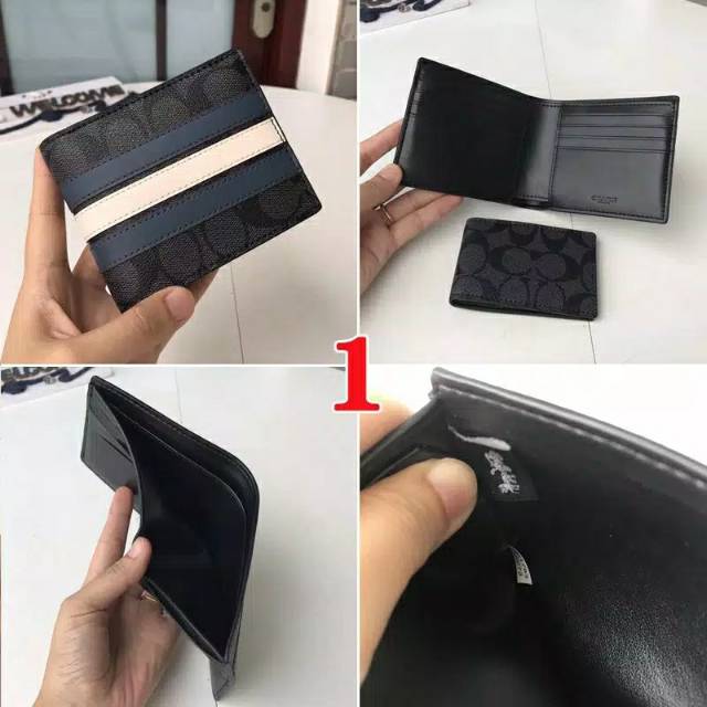 Dompet Pria Dompet Lipat Dompet Original Dompet Original Pria Dompet Branded COACH Men's Wallet