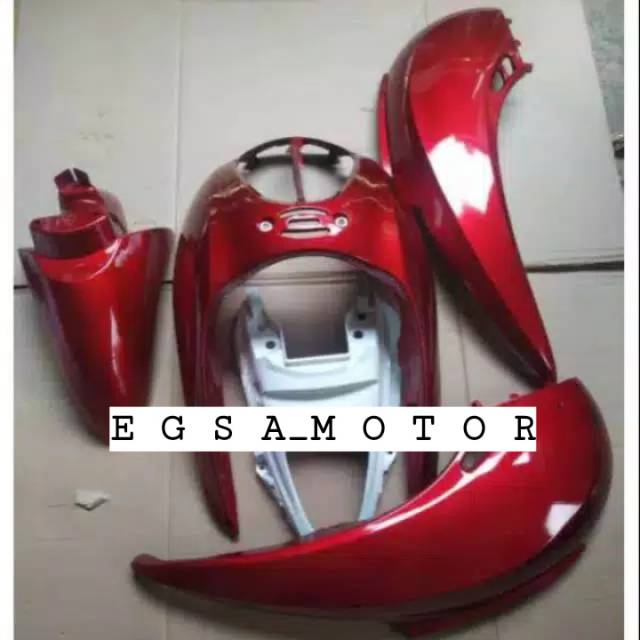 Full Body Halus Scoopy Karbu Lama,Warna Merah