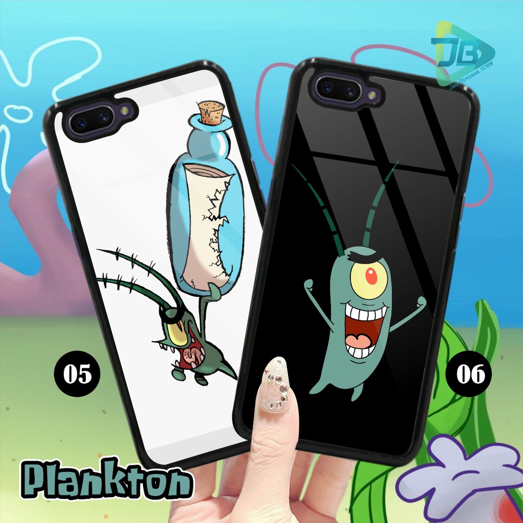 HARDCASE 2D GLOSSY PLANKTON OPPO VIVO XIAOMI SAMSUNG REALME IPHONE ALL TYPE JB4684