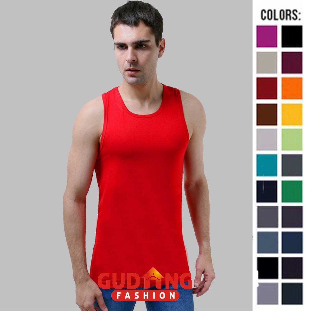 Kaos Singlet Pria Keren - Banyak Pilihan Warna