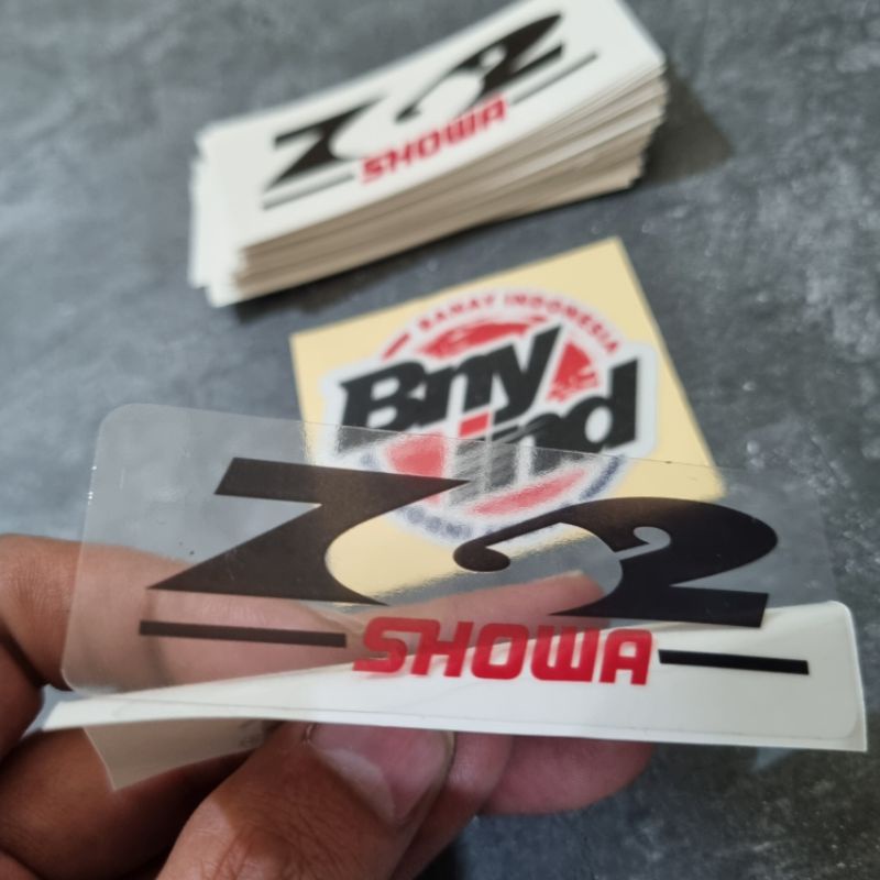 STICKER SHOCK Z62 SHOWA TRANSPARAN