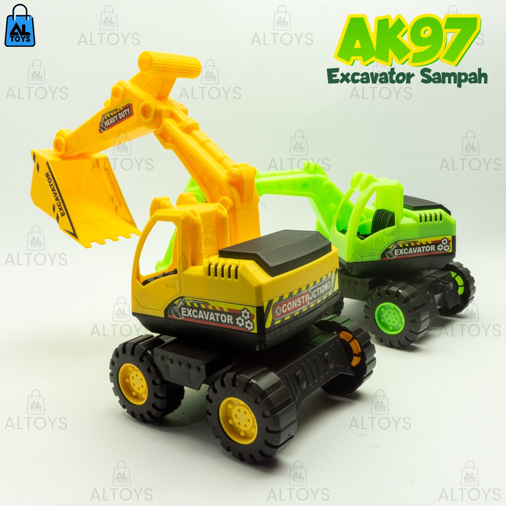Mainan Mobil Beko Excavator Sampah AK97