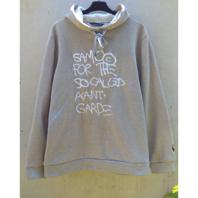 HOODIE JEAN-MICHEL BASQUIAT (JMB) SECOND BRAND ORIGINAL GREY