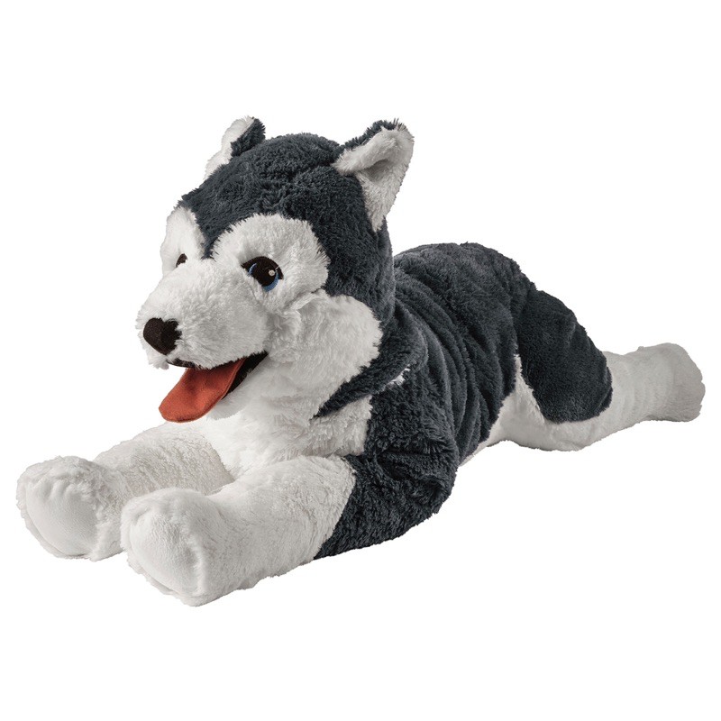 Livlig boneka anjing siberian husky