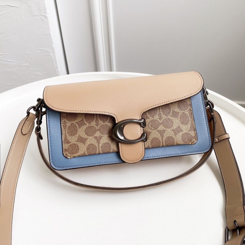 Coach Tabby Shoulder Bag 26 Blue Cream (4606)