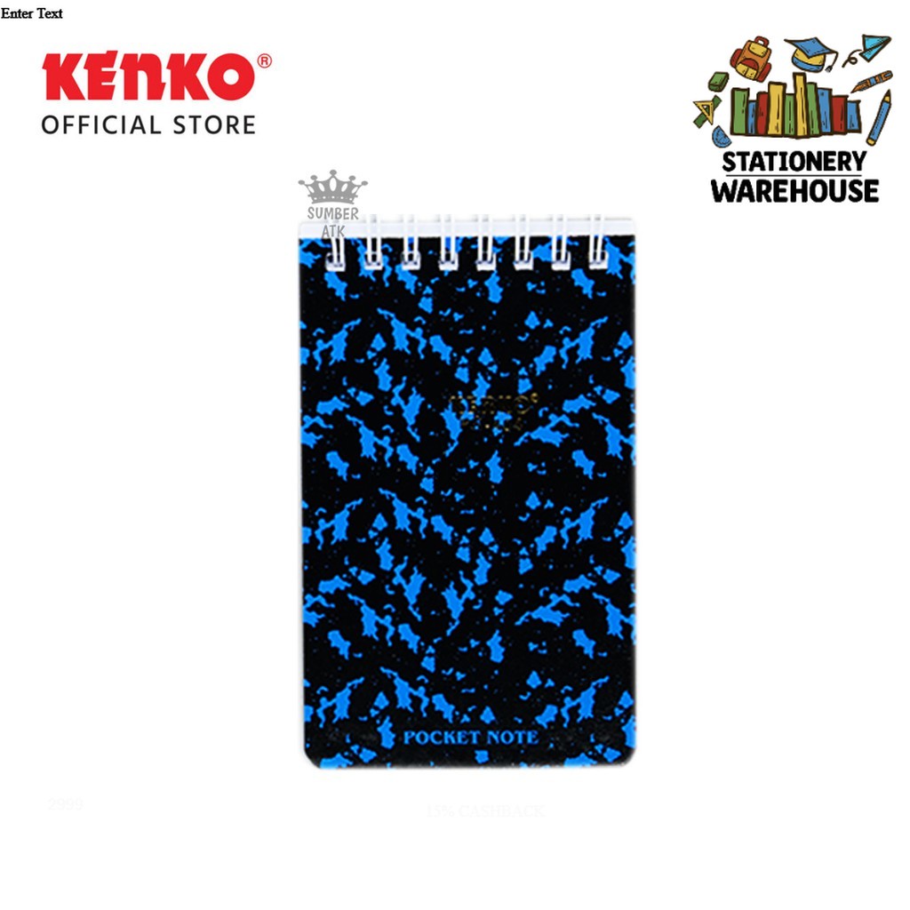 

Pocket Note KENKO PN-404 / Notes Spiral / Ring Book Buku Tulis Memo - SIZE SMALL