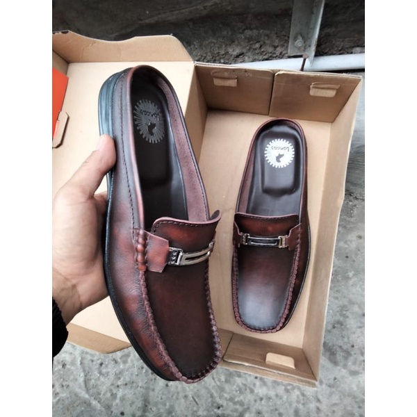 sepatu sandal pria kulit original