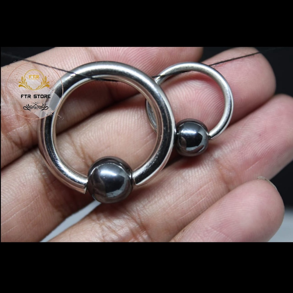 bandul piercing / mainan piercing / pemberat piercing / bandulan 14mm-16mm