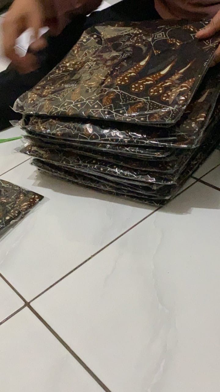 Kemeja Batik Pria Lengan Panjang Size M L Xl Xxl Bswart Batik Hrb026 Kenango Panjang Padi