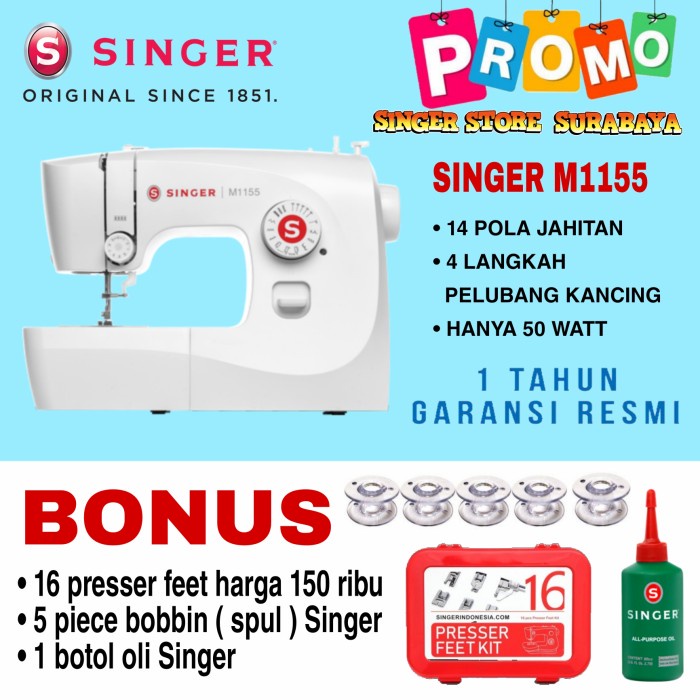 singer M1155 portable