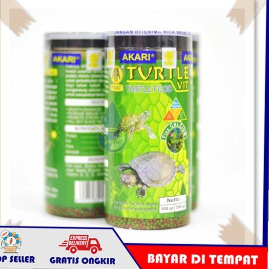 Zupwr idul PAKAN MAKANAN PELET KURA KURA TURTLE VIT Vitamin Kurakura Air Darat Brazil MSE Mini Baby