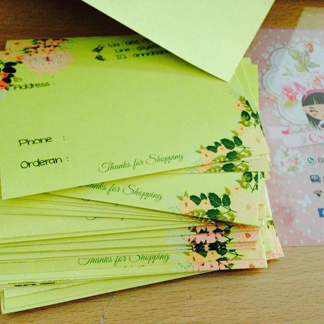 

sticker pengiriman olshop