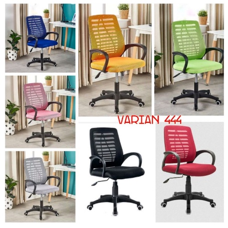 Kursi Kantor Hidrolik Kursi Kerja Jaring Putar Kursi Belajar Komputer Mekanis-Tipe 444