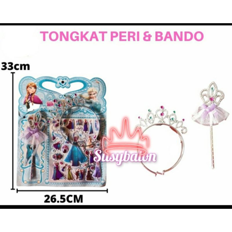 

Stiker timbul/stiker + bando & tongkat peri/stiker mainan anak