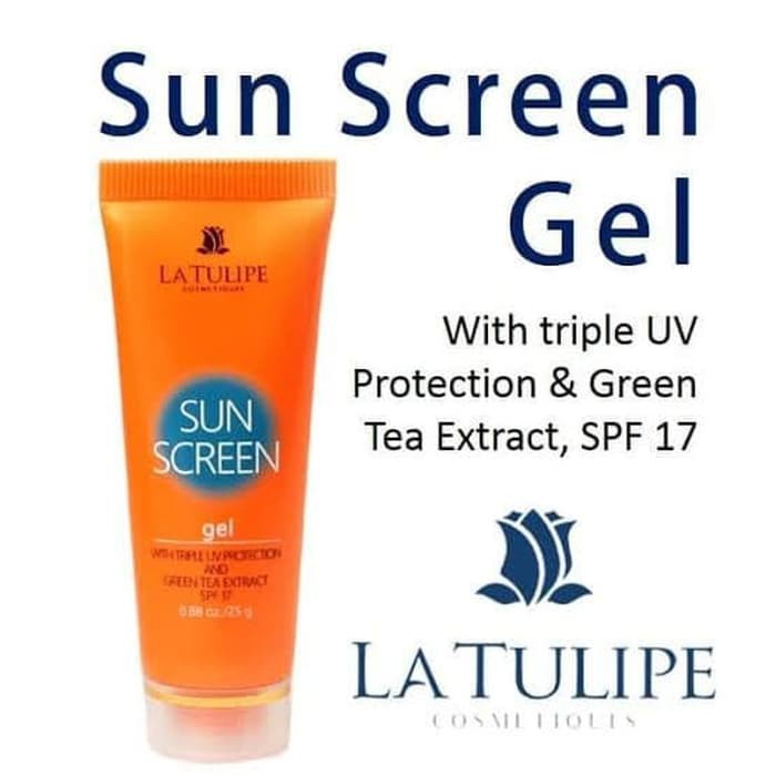 la tulipe sunscreen gel spf17 / pelindung matahari