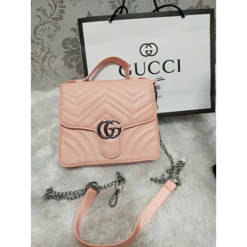 Tas selempang Guci Marmont Top Handle/Fashion Import Premium