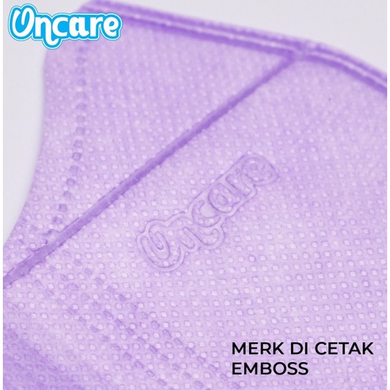 MASKER DUCKBILL DEWASA ONCARE ISI 10 PCS 3PLY EMBOS WARNA WARNI [SWEETSPACE]