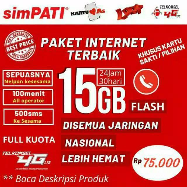 15 GB COMBO Paket sakti atau Paket Combo Telkomsel