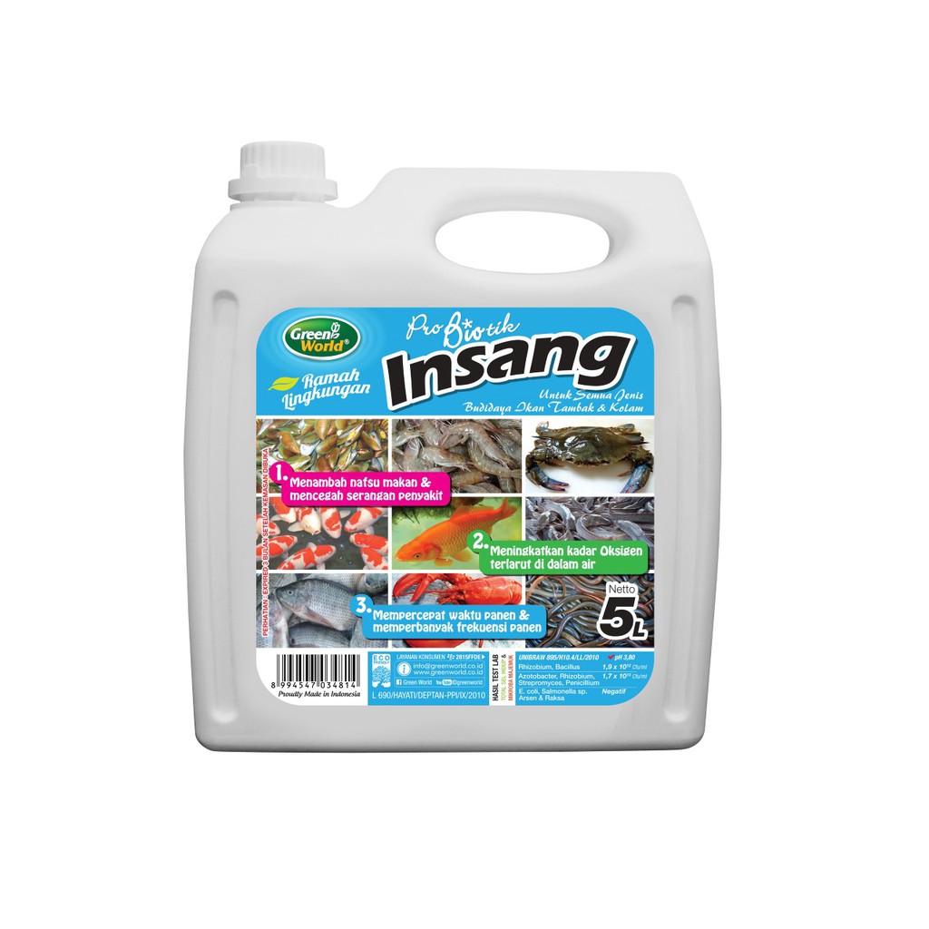 

Probiotik Insang 5 Liter