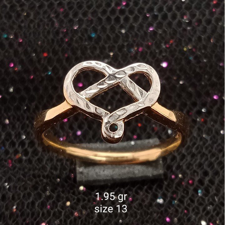 Cincin Emas 17K - 1.95 gr Kadar 750 - 777