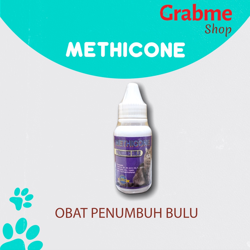 Penumbuh bulu kucing -METHICONE- 30ml