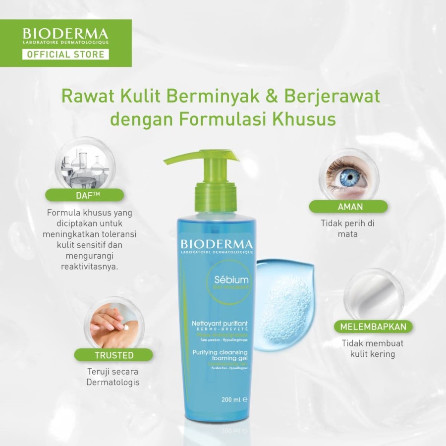 Bioderma Sebium Gel Moussant 100 ml / 200 ml