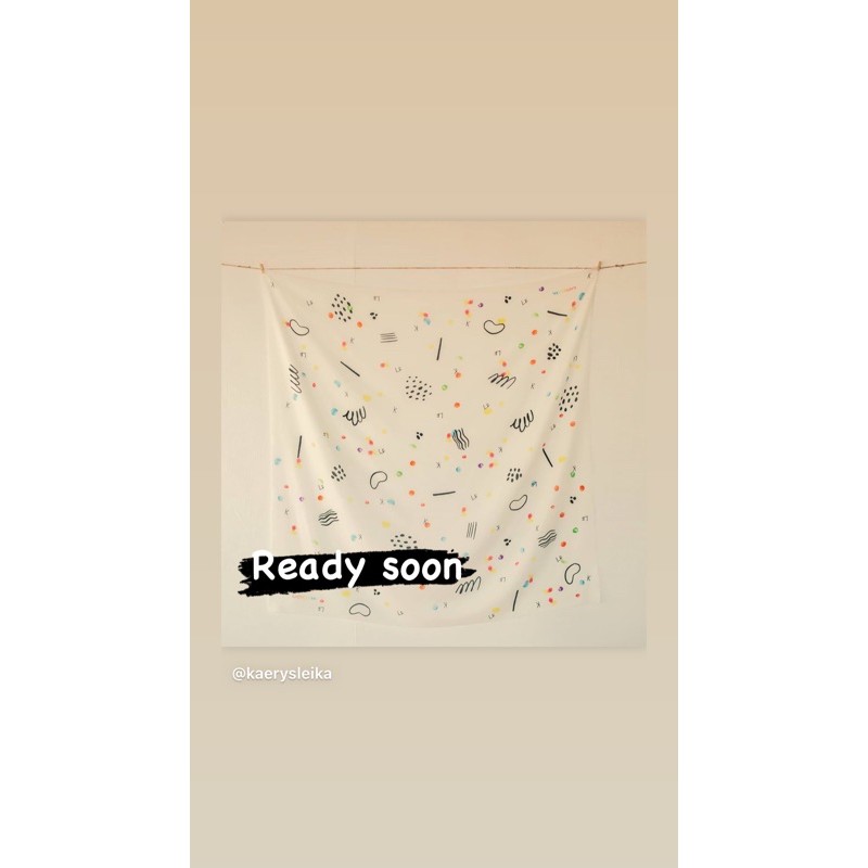 Kaerysleika Fingerpaint Polka Scarf