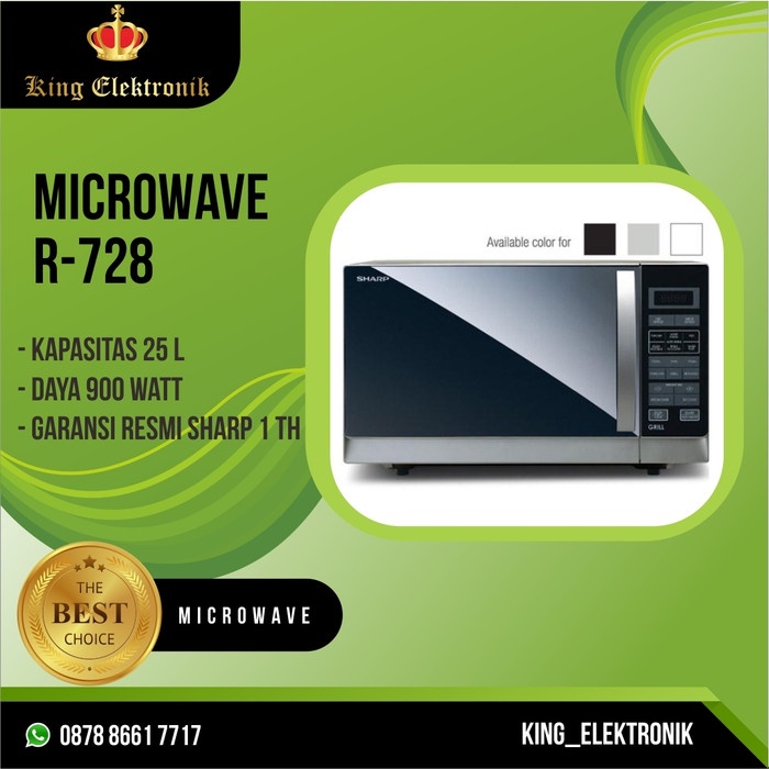 Microwave Oven Sharp R 728 / Microwave sharp - Putih