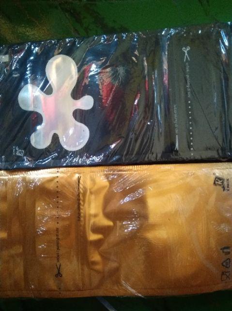 Standing Pouch Plastik Kemasan Kopi Snack Ziplock Klip Foil Kombi Hijau Dan Merah 150g