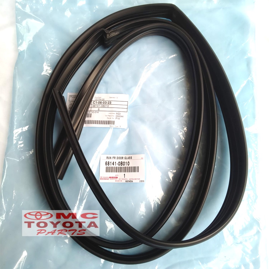 Karet Channel (Kaca) Pintu Depan Kijang Kapsul 7K 68141-0B010