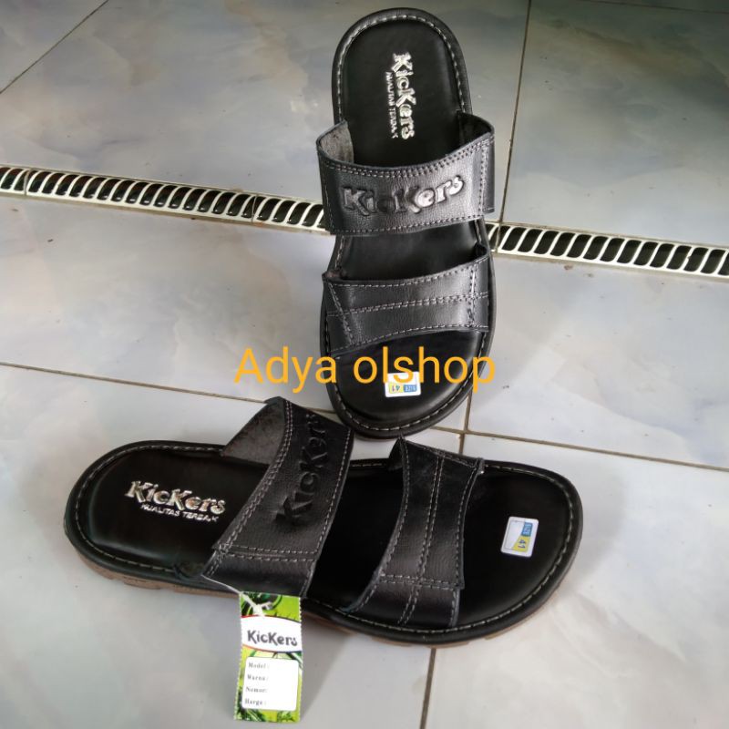 sandal ban2 kulit asli sandal casual kulit asli