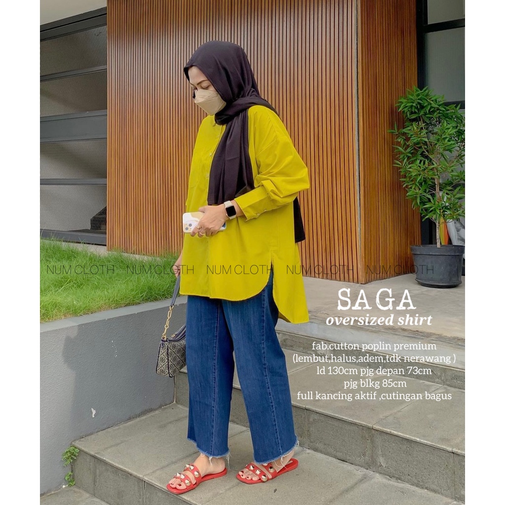 Saga oversized shirt / JUMBO