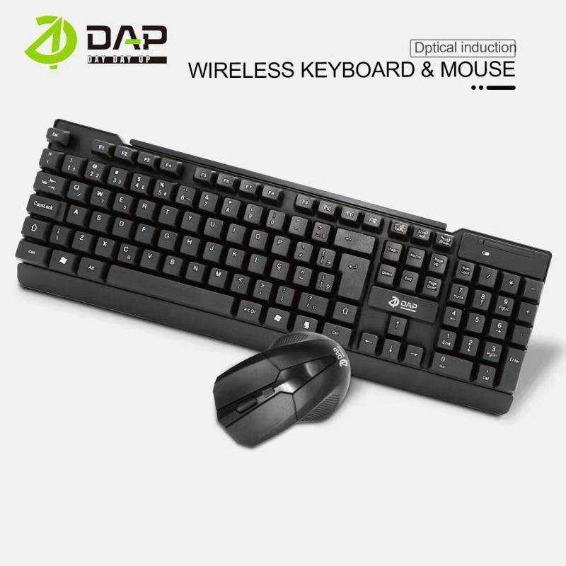 Keyboard &amp; Mouse DAP D-W5171 Waterproof Wireless MULTIMEDIA