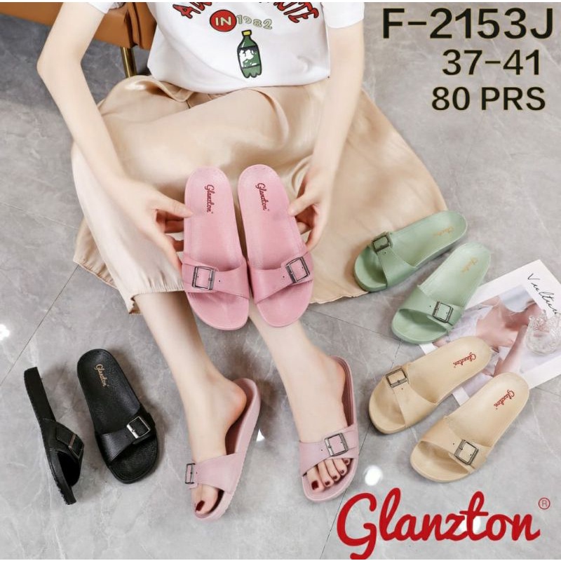 Sandal Selop Wanita Lidya Satu Ban Import F2153J