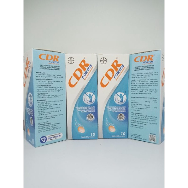 CDR FORTOS ISI 10 TABLET EFFERVESCENT - ED 09/2024