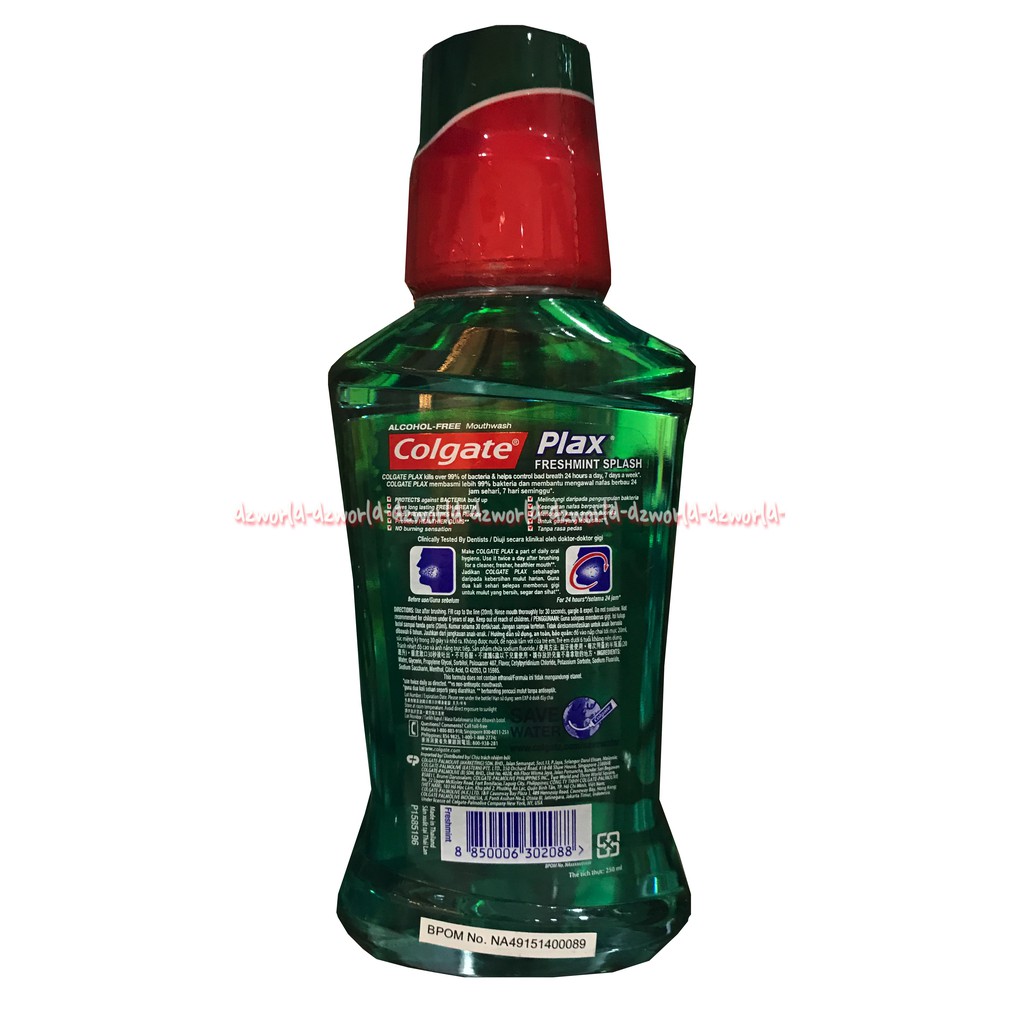 Colgate Plax Freshmint Splash 250ml Obat Kumur Kolgate