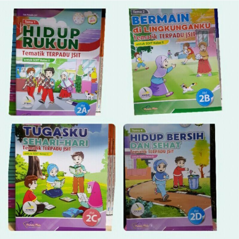 Tematik Terpadu Jsit kelas 2 A,B,C, D Revisi Pustaka Mulia