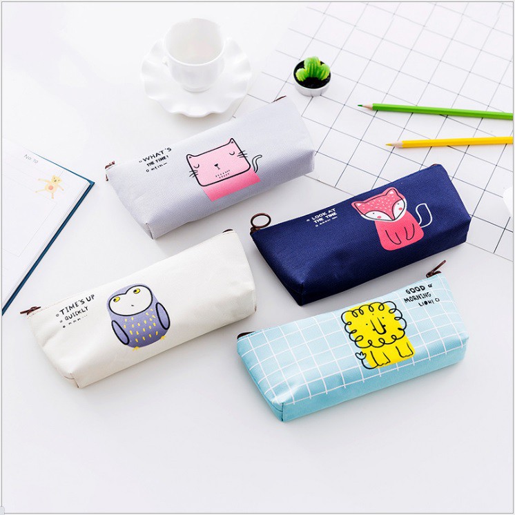 

Masterbag - Tempat Pensil Cartoon Animals / Pensil Case / Tempat Kosmetik