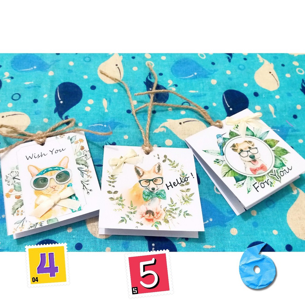 kartu ucapan greeting card animal unicorn birthday wedding anniversary wisuda