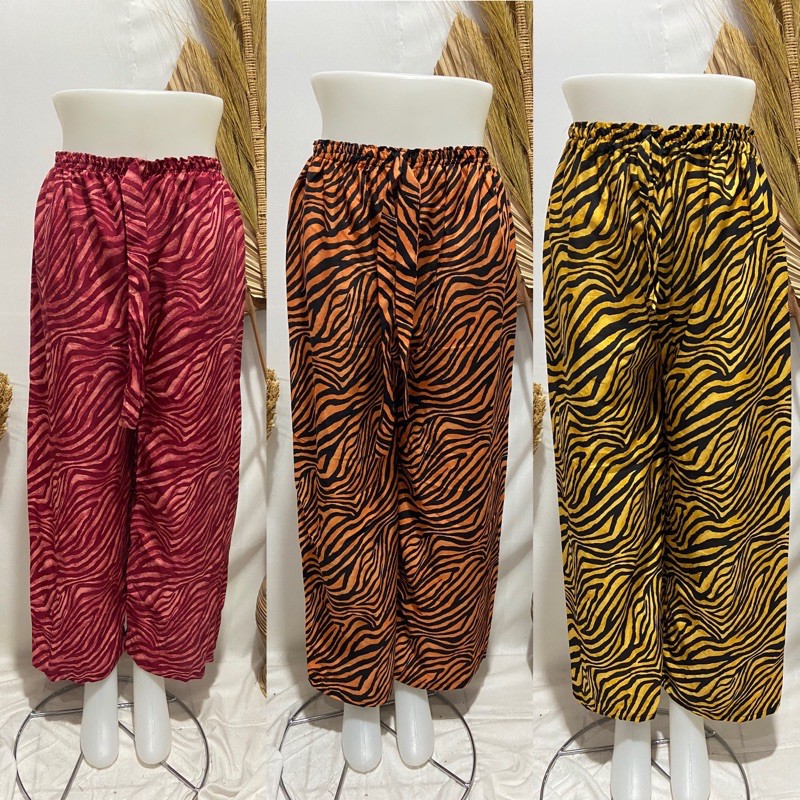 celana kulot motif ZEBRA Bali