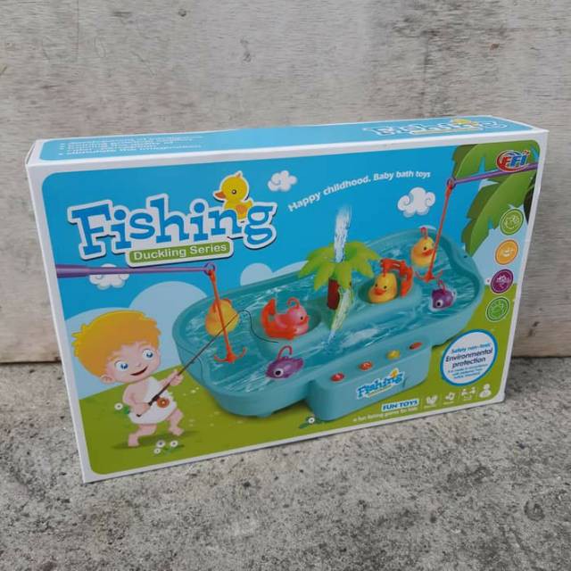 Mainan Go Fishing Duckling Series - Pancing Duck Ikan Anak Edukatif Mainan pancing Mainan pancingan