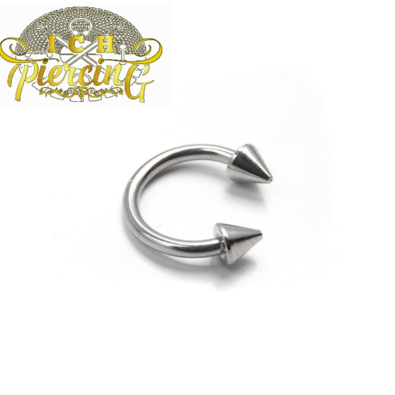 IP-CG anting horseshoe / anting nosestrill / lobe, upperlobe , helix, tragus