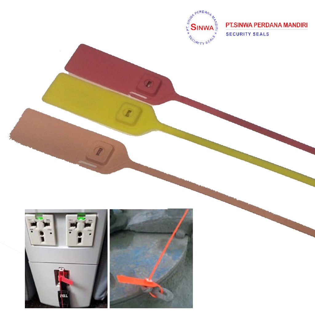 security seal / segel pengaman / segel plastik / segel cargo / segel container / segel koper / segel
