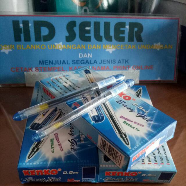 

PENA GEL EASY GEL KENKK O.5MM BIRU