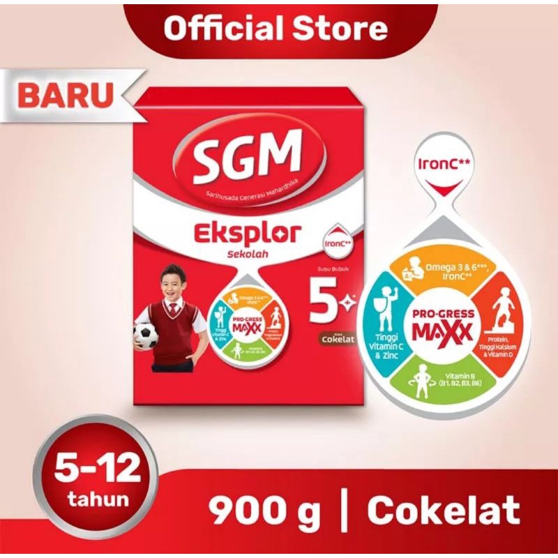 

SGM Eksplor 5 Plus Cokelat 900gr