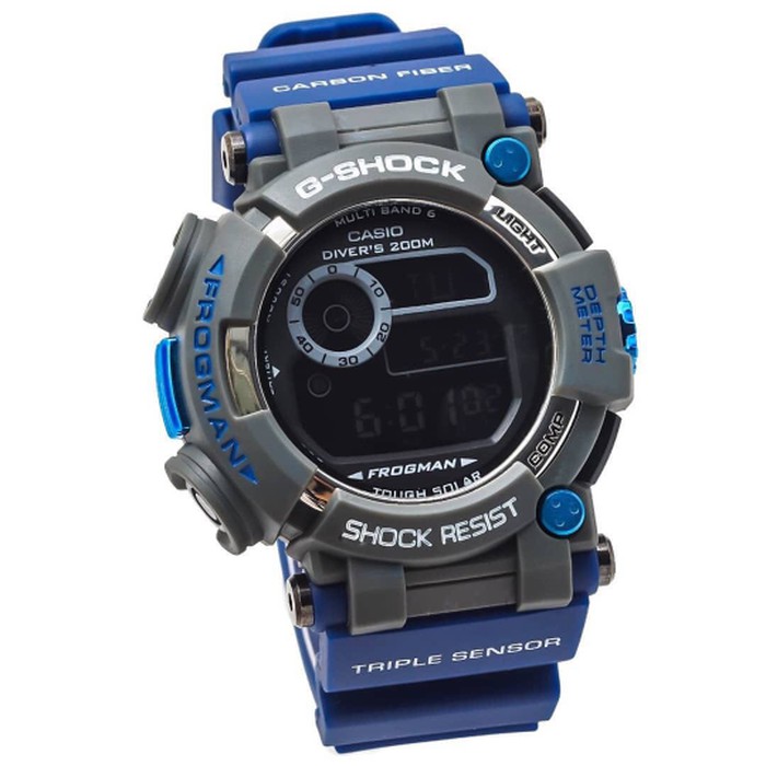TERMURAH G SHOCK GWF 1000 GSHOCK GWF1000 FROGMAN ABU BIRU   Navy Diskon
