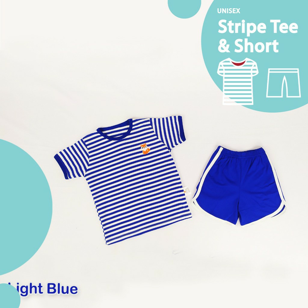 Twin Tiger Stripe Tee &amp; Short